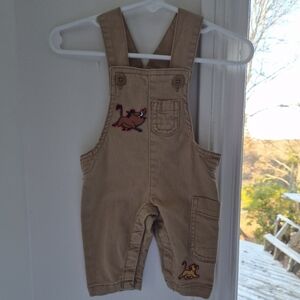 Lion King Upcycled Overalls READ DESCRIPTION